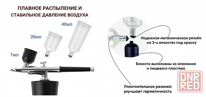 Аэрограф аккумуляторный с компрессором Донецк - изображение 4