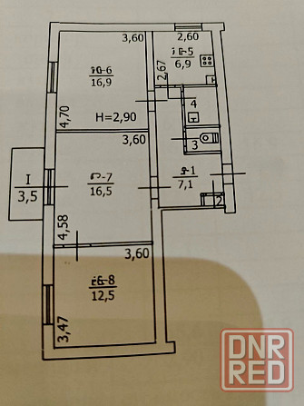 3к кв пос. Бажанова Торг возможен Макеевка - изображение 10