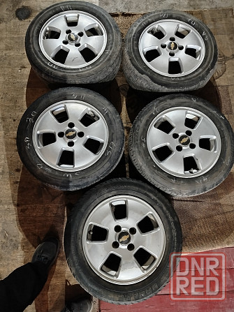 Продам диски 5 шт с шинами Шахтерск - изображение 1