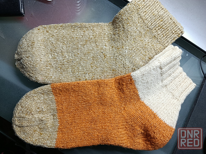 Носки вязаные шерстяные Донецк - изображение 1