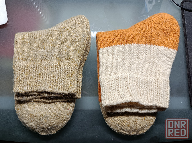 Носки вязаные шерстяные Донецк - изображение 2
