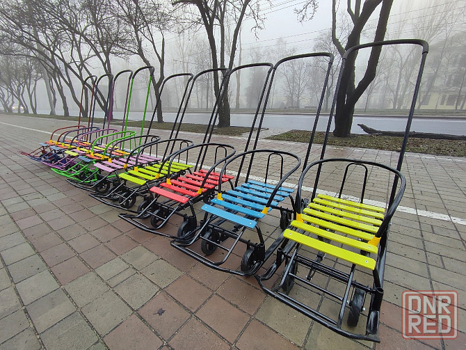 Санки с большими колесами Донецк - изображение 1