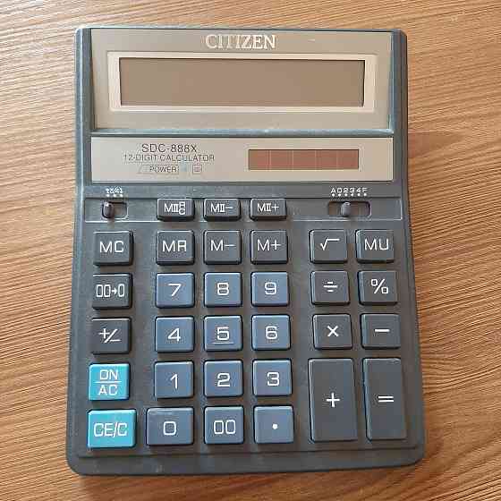 Калькулятор бухгалтерский Citizen SDC-888 и sdc-9800v Донецк