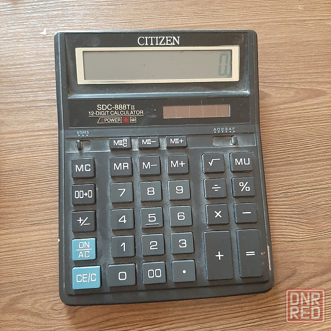 Калькулятор бухгалтерский Citizen SDC-888 и sdc-9800v Донецк - изображение 2