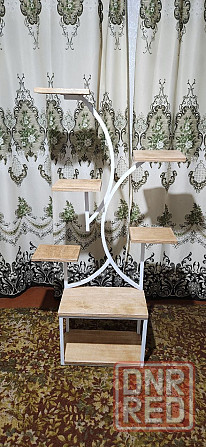 Этажерка для цветов - надёжная, красивая, сварная конструкция. Горловка - изображение 1