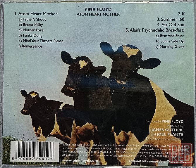 CD диск Pink Floyd -Atom Heart Mother Донецк - изображение 2