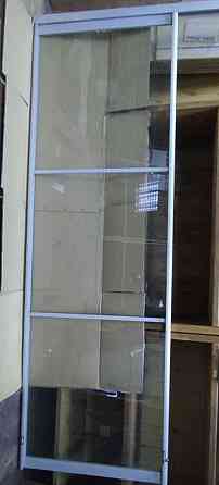 Дверь на роликах спец стекло 800 высота 2450 с направляющей Макеевка