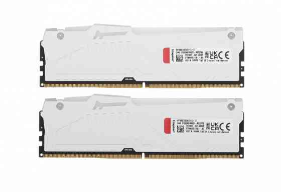 Оперативная память DDR5-6000 32 GB Kingston FURY Beast White RGB [KF560C30BWEAK2-32] Донецк