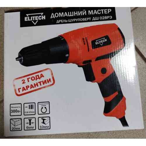 Шуруповерт Elitech дш 028рэ Донецк