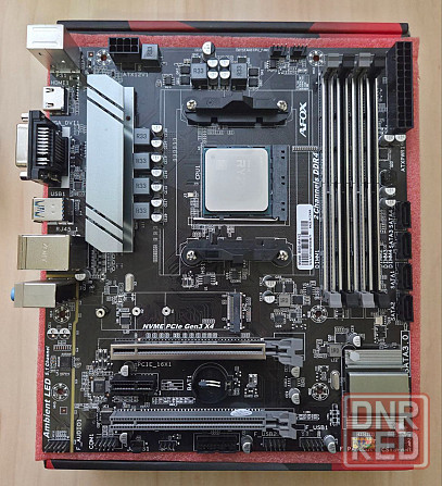 комплект AMD Ryzen 5 5600 X + AFOX B550-MA-V2 (AM4, mATX) Донецк - изображение 2