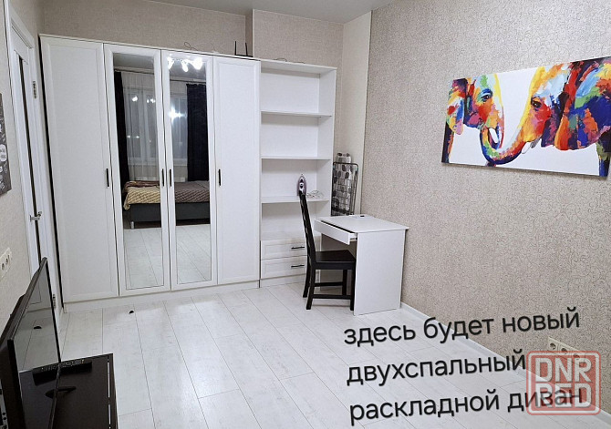 Сдается шикарная однокомнатная квартира в Ворошиловском районе Донецка рядом с Филармонией. Донецк - изображение 3