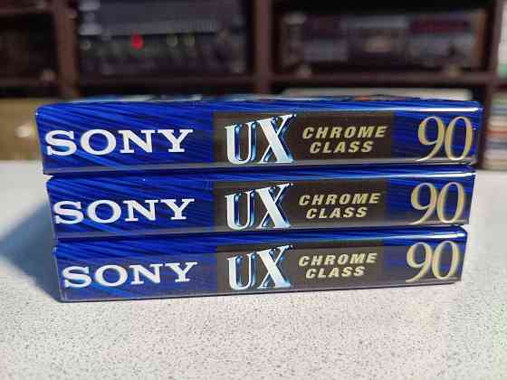 Запечатанная аудиокассета Sony -UX-90 Chrome Glass-High Bias-Type 2 Донецк