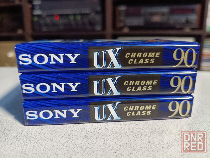 Запечатанная аудиокассета Sony -UX-90 Chrome Glass-High Bias-Type 2 Донецк - изображение 3