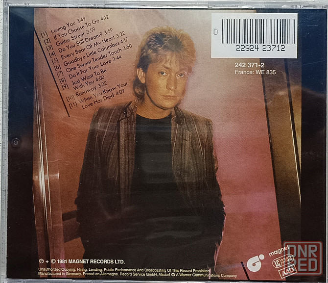 CD диск Chris Rea-Chris Rea Донецк - изображение 2