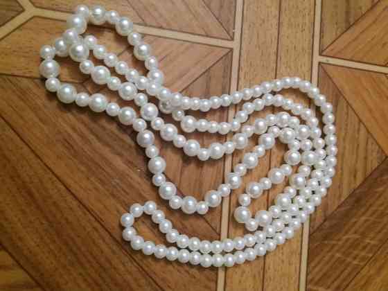 Продам бусы ожерелье искуственный жемчуг Донецк