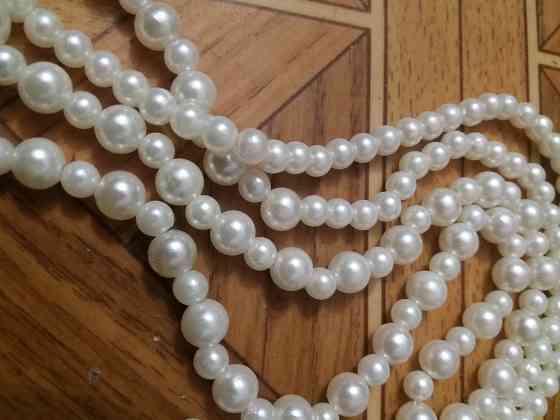 Продам бусы ожерелье искуственный жемчуг Донецк