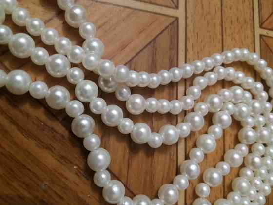 Продам бусы ожерелье искуственный жемчуг Донецк