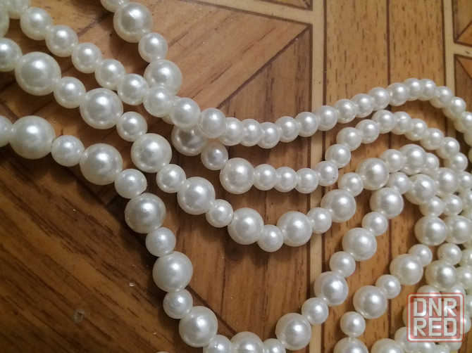 Продам бусы ожерелье искуственный жемчуг Донецк - изображение 4