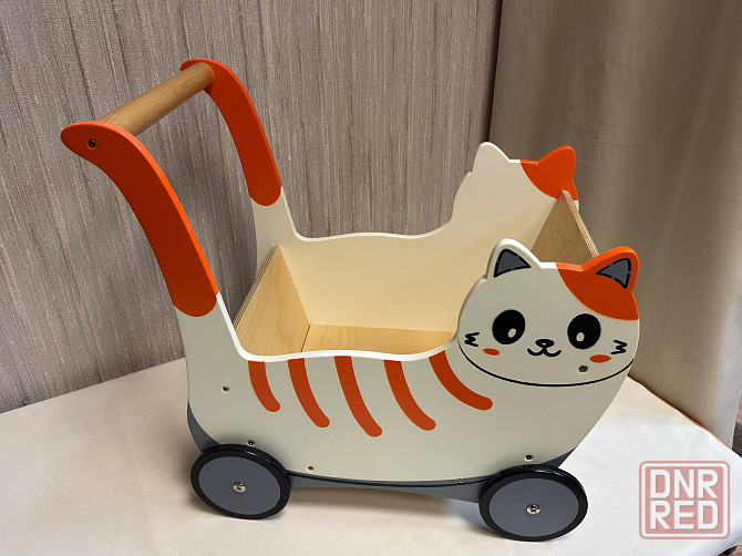 Коляска-каталка "Кот", подарок ребёнку на Новый год Донецк - изображение 4