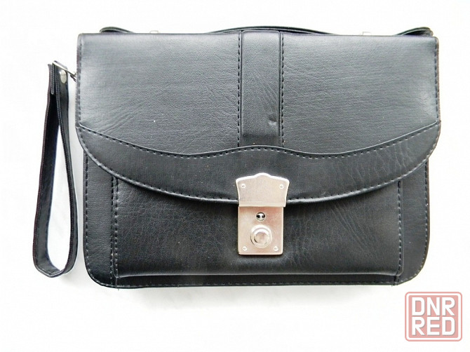 Барсетка кожаная мужская Макеевка - изображение 1