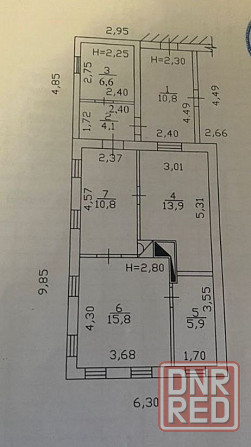 Продается 3 ком. дом , Ленинский район . Донецк - изображение 11