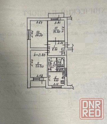 Крупногабаритная 3к кв в самом центре Донецка. Школа 17 Донецк - изображение 9