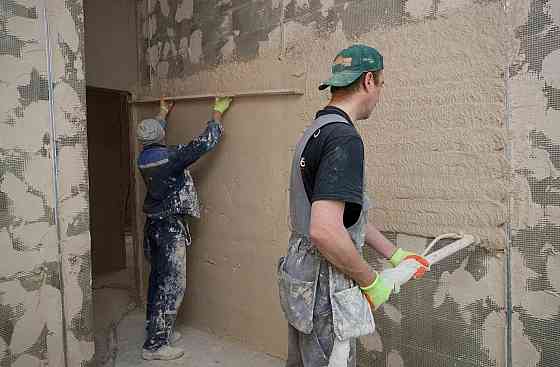 Штукатурка стен механизированная Донецк