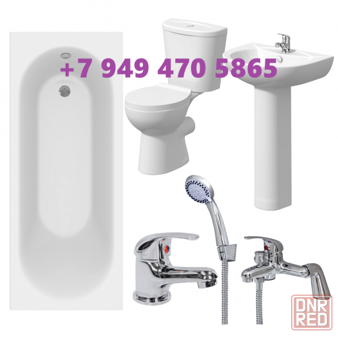 Установка санфаянса. Сантехник Донецк, днр Донецк - изображение 1