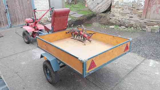 Мотоблок с прицепом. Старобешево