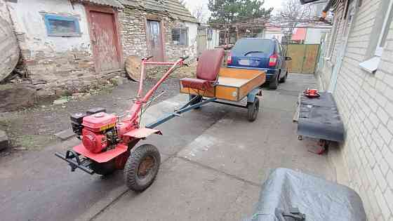 Мотоблок с прицепом. Старобешево