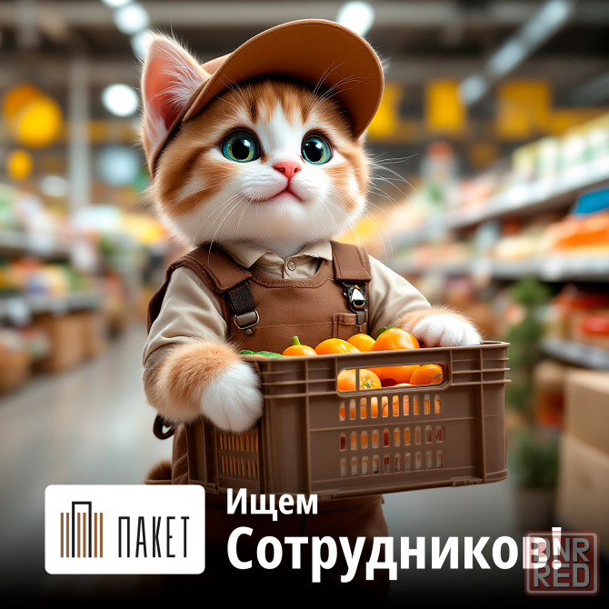 Открыта вакансия продавец в супермаркет "Пакет" Донецк - изображение 1