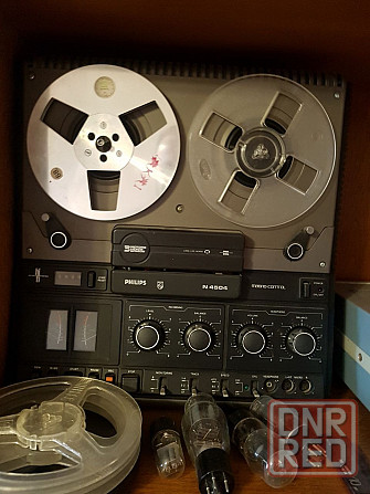 Винтажный катушечный магнитофон philips N 4504 Донецк - изображение 1