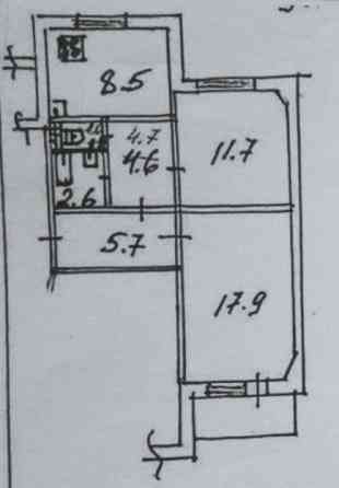 2х комнатная под ремонт Донецк Сити Донецк