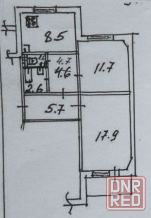 2х комнатная под ремонт Донецк Сити Донецк - изображение 1
