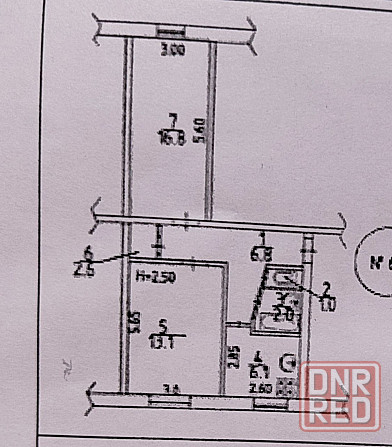 Продаётся 2х комнатная квартира, Центральный р-н, 17 мкр Мариуполь - изображение 7