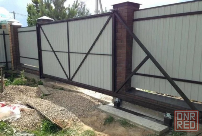 Откатные ворота Донецк, днр. Автоматические ворота Донецк - изображение 1