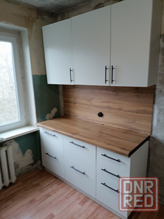 Кухонная мебель, белого цвета в очень хорошем состоянии Донецк - изображение 1