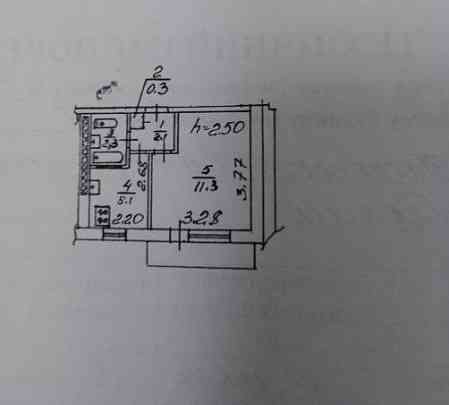 Продаю 1-комнатную квартиру в Кировском районе, ул. Островского, Текстильщик Донецк