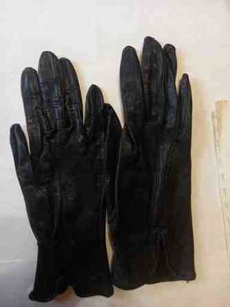 Перчатки кожа-лайка новые деми,чёрные и чёрные с белым Донецк