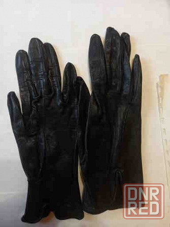 Перчатки кожа-лайка новые деми,чёрные и чёрные с белым Донецк - изображение 2