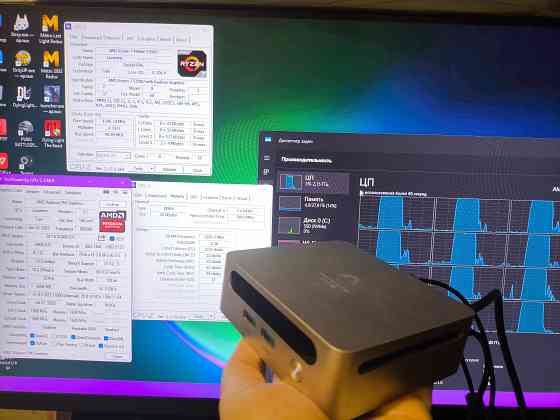 Неттоп системный блок ryzen 7 5700 32gb ddr4 512 nvme ssd Макеевка