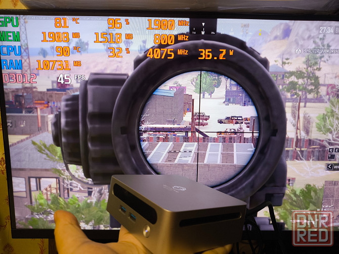 Неттоп системный блок ryzen 7 5700 32gb ddr4 512 nvme ssd Макеевка - изображение 3