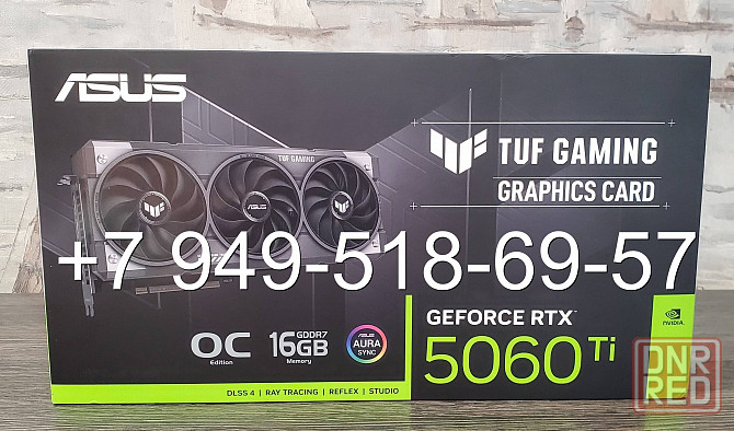 ASUS RTX 5060 Ti TUF Gaming OC 16GB Донецк - изображение 1