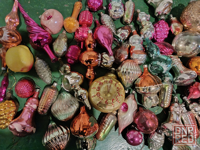 Продаю ёлочные игрушки советского периода 50 шт. Донецк - изображение 1