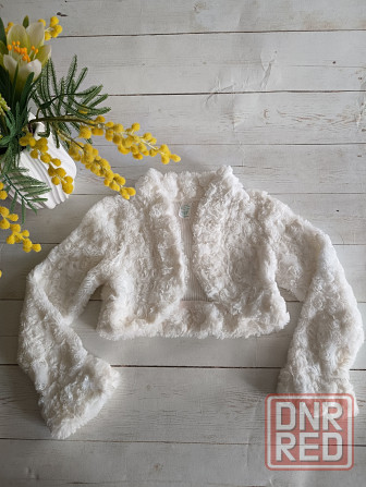 Болеро шубка на девочку рост 110 Донецк - изображение 1