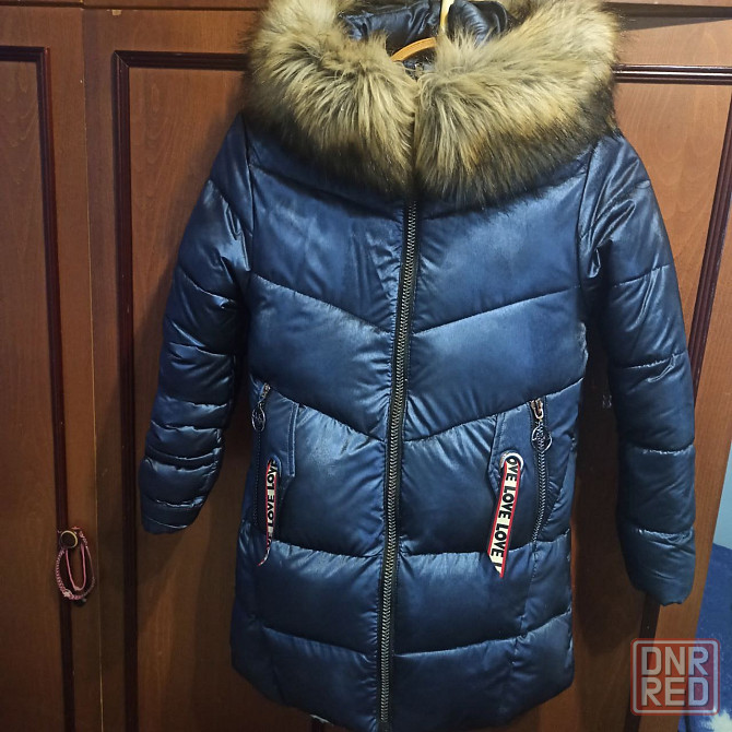 Куртка - пуховик для девочки 9-10 лет Донецк - изображение 1