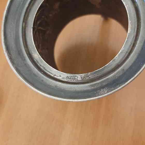 Подстаканник. . ссср. 60 годы 20 века. мельхиор. клеймо ам мастера. 1 сорт. Донецк