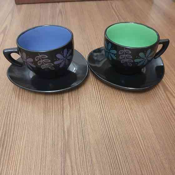 Продам чашки с блюдцами керамика 2 штуки . изысканный керамогранит исключительно для RSLe ceramics Донецк