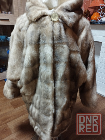 Шубка норковая кимано большого размера 60 р Донецк - изображение 3