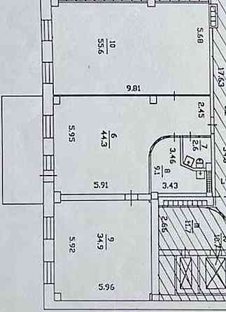 Офис в аренду 151.2м2, 25-летия ркка, 1в Донецк